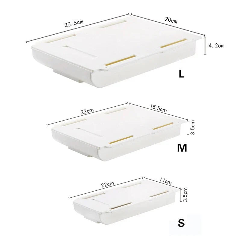 UnderDesk™ - Selbstklebende Untertisch-Schublade gegen Chaos