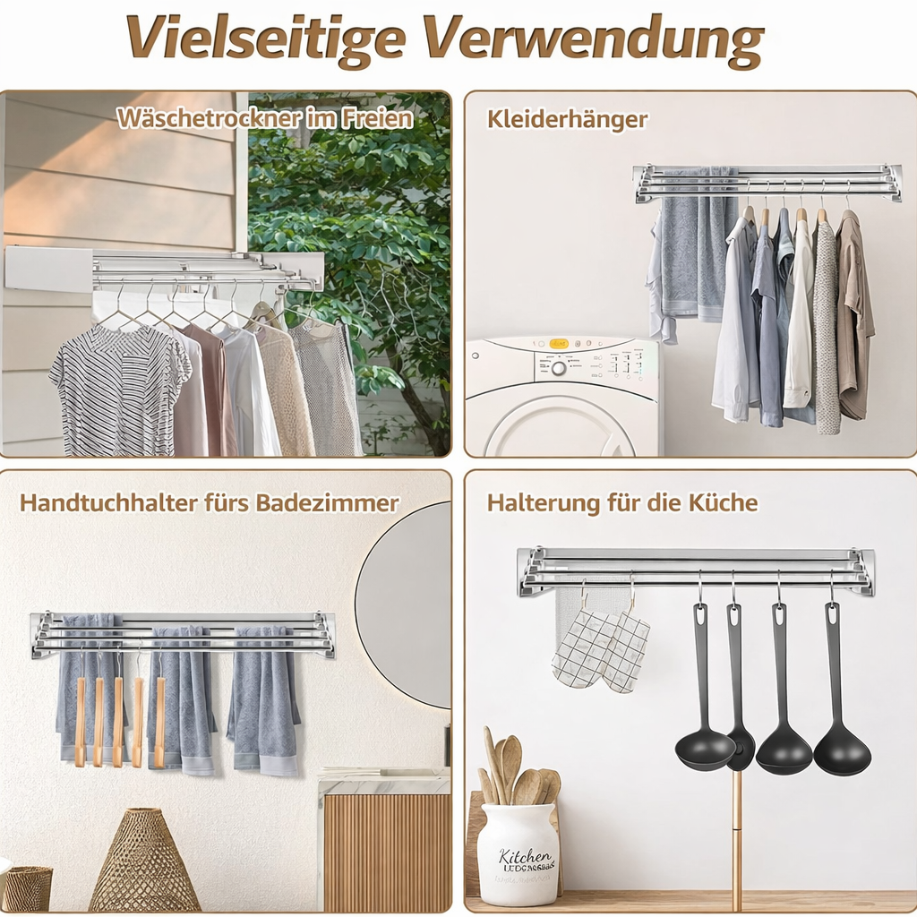 Foldora™ - Platz sparen, Wäsche clever trocknen