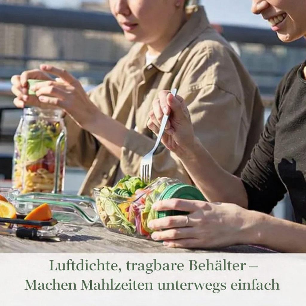 FreshKeep™ – Tragbare, auslaufsichere Lunchbox mit Seitenöffnung