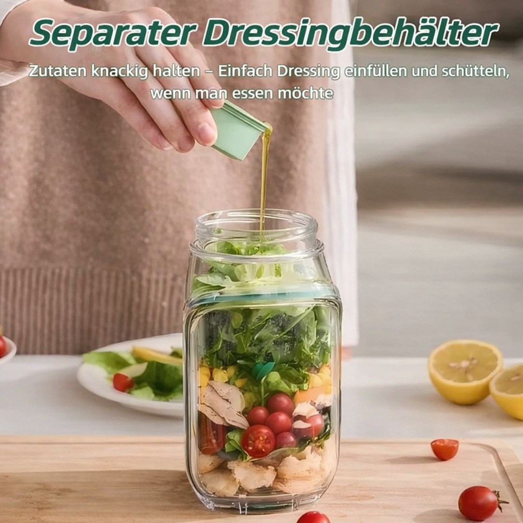 FreshKeep™ – Tragbare, auslaufsichere Lunchbox mit Seitenöffnung