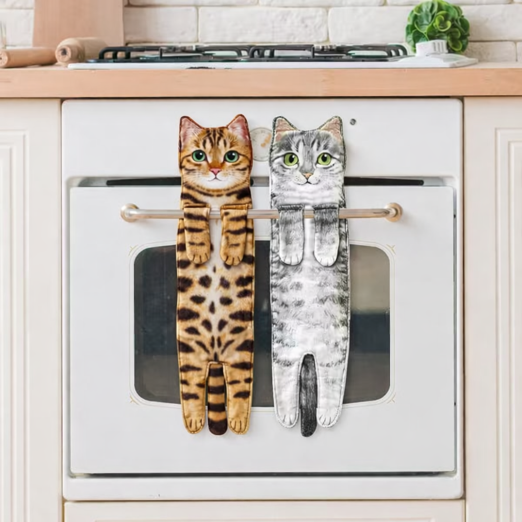 CatSoft™ Süßes Katzenhandtuch