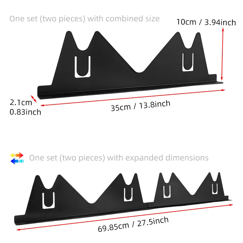 Ausziehbare Edelstahlabdeckungen für die Öffnung zwischen Kochfeld und Herd