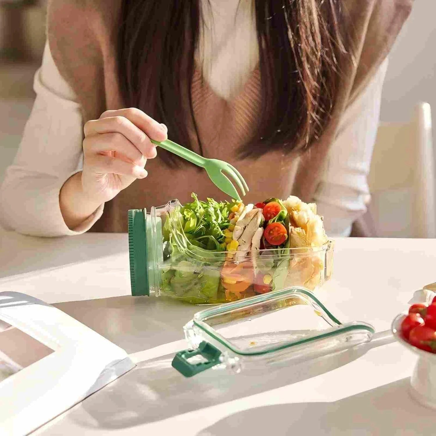 FreshKeep™ – Tragbare, auslaufsichere Lunchbox mit Seitenöffnung