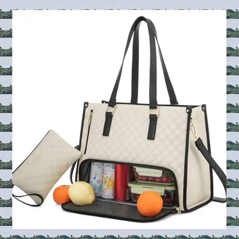 2-in-1 Arbeitstasche mit isoliertem Lunchfach