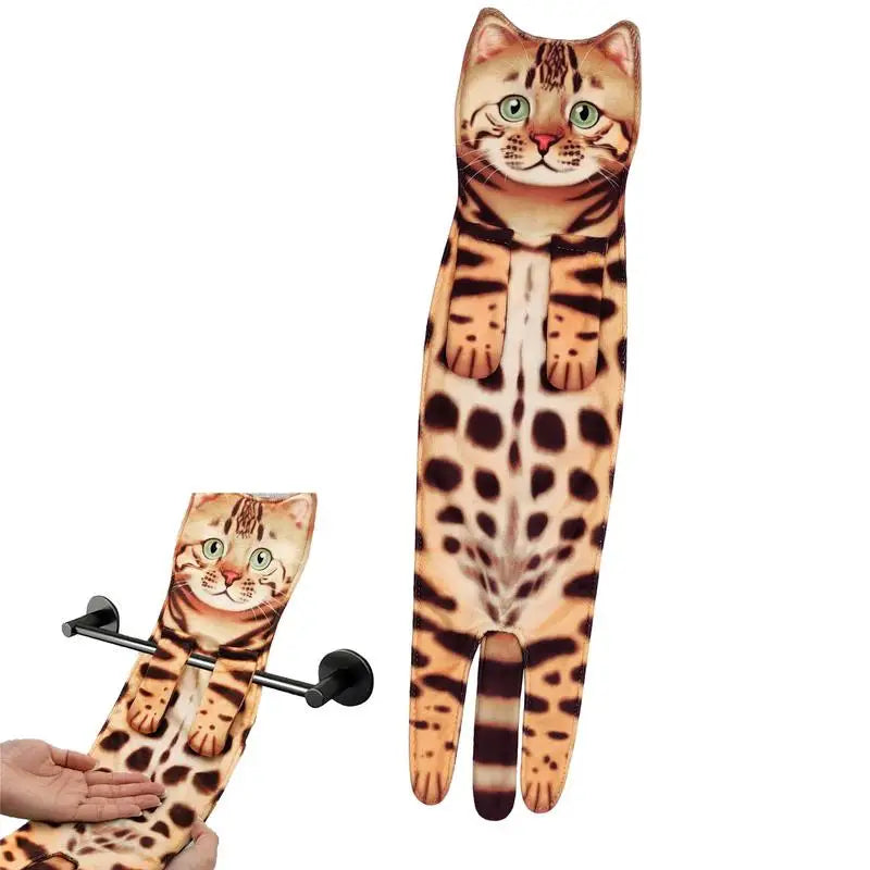 CatSoft™ Süßes Katzenhandtuch