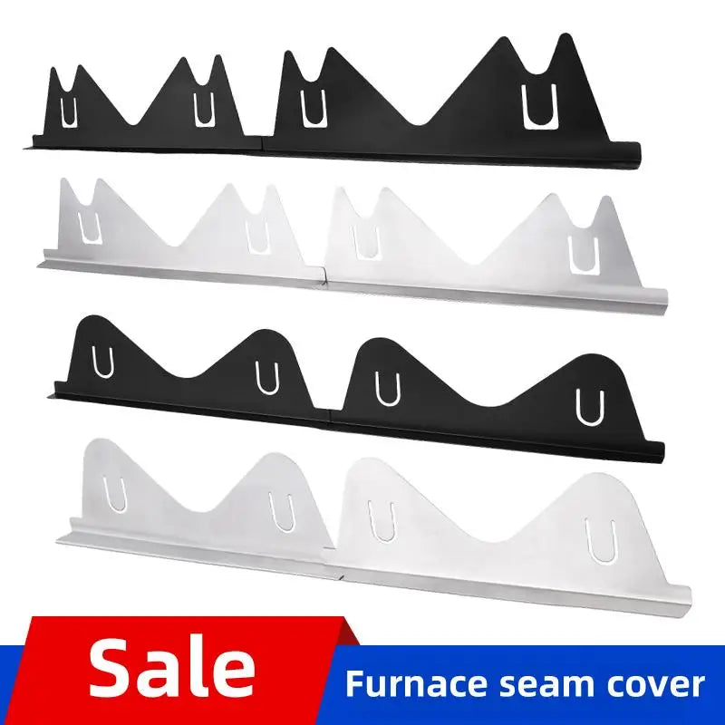 Ausziehbare Edelstahlabdeckungen für die Öffnung zwischen Kochfeld und Herd