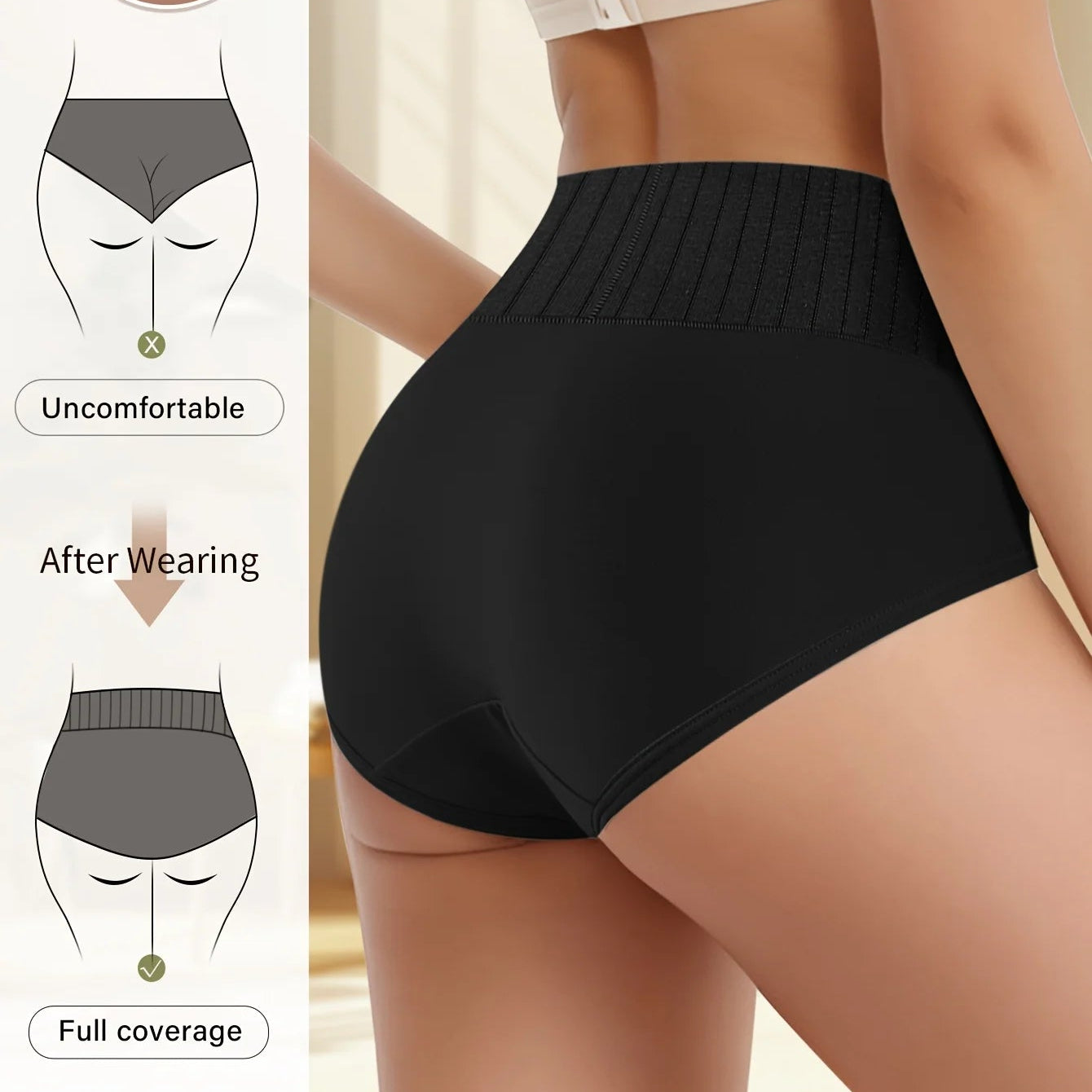 Velluna 4 Stück – Unterstützender Bund für ein bequemes Tragegefühl