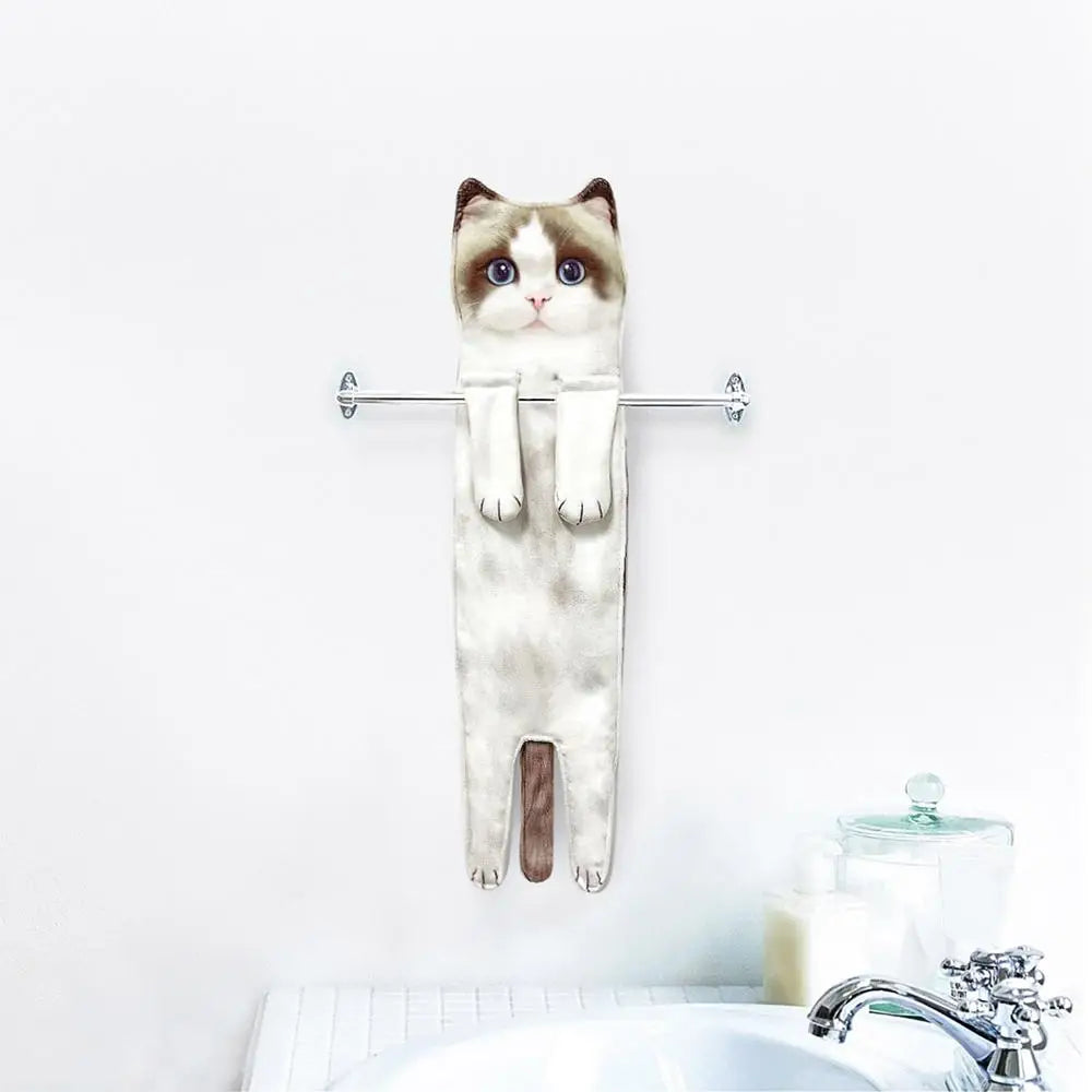 CatSoft™ Süßes Katzenhandtuch